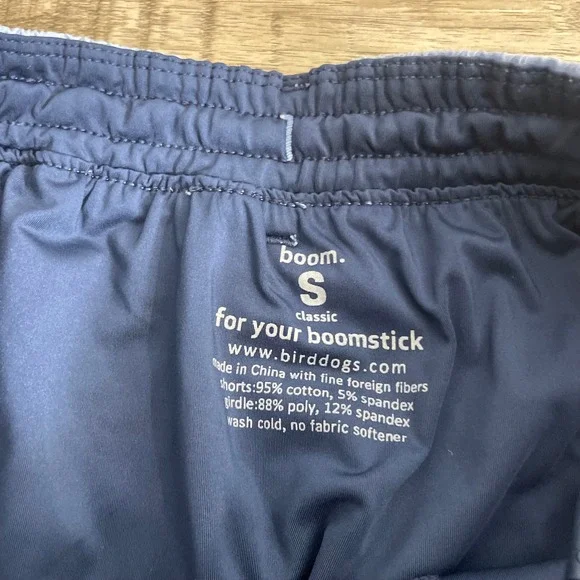 Birddogs Mens Classic Gym Shorts Light Blue Lined Small 7" Inseam Cotton Blend - Picture 5 of 7